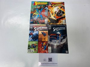 4 Superman: Man of Steel DC comic books #80 84 86 90 29 KM16