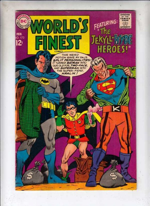 World's Finest 173 Strict FN/VF Mid-High-Grade 1st Silver-Age Two-Face, Kralik