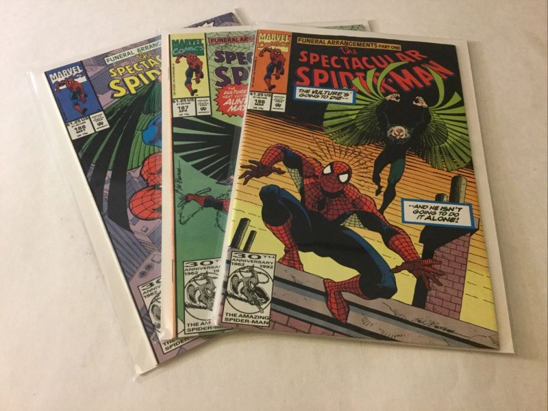 Spectacular Spider-Man 186 187 188 Nm Near Mint Marvel Comics