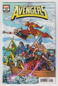 Avengers #33 Hardin 250th Homage Variant (Marvel, 2025) NM