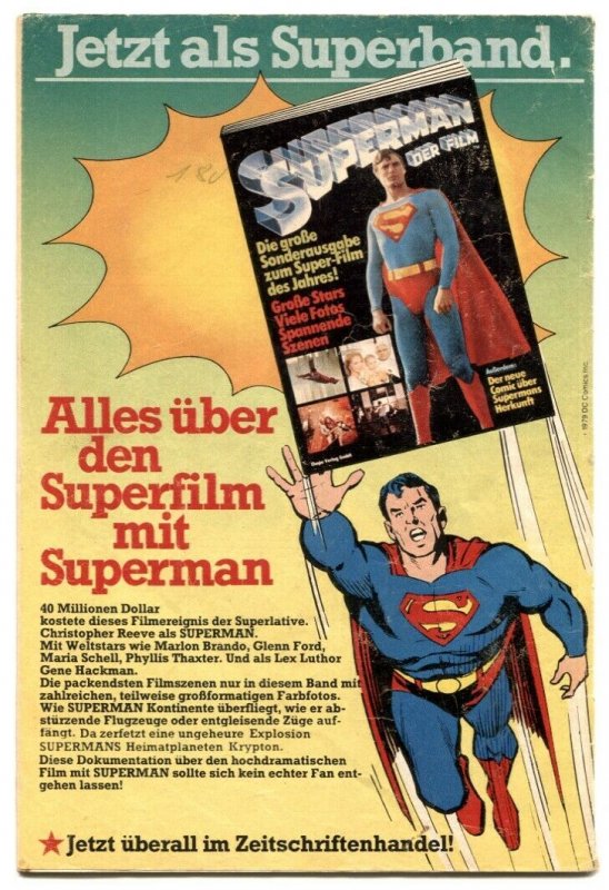 Superman Batman #4 1979- German comic edition- Kryptonoid VG-