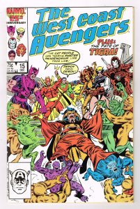 The West Coast Avengers #15 (1986)  Marvel