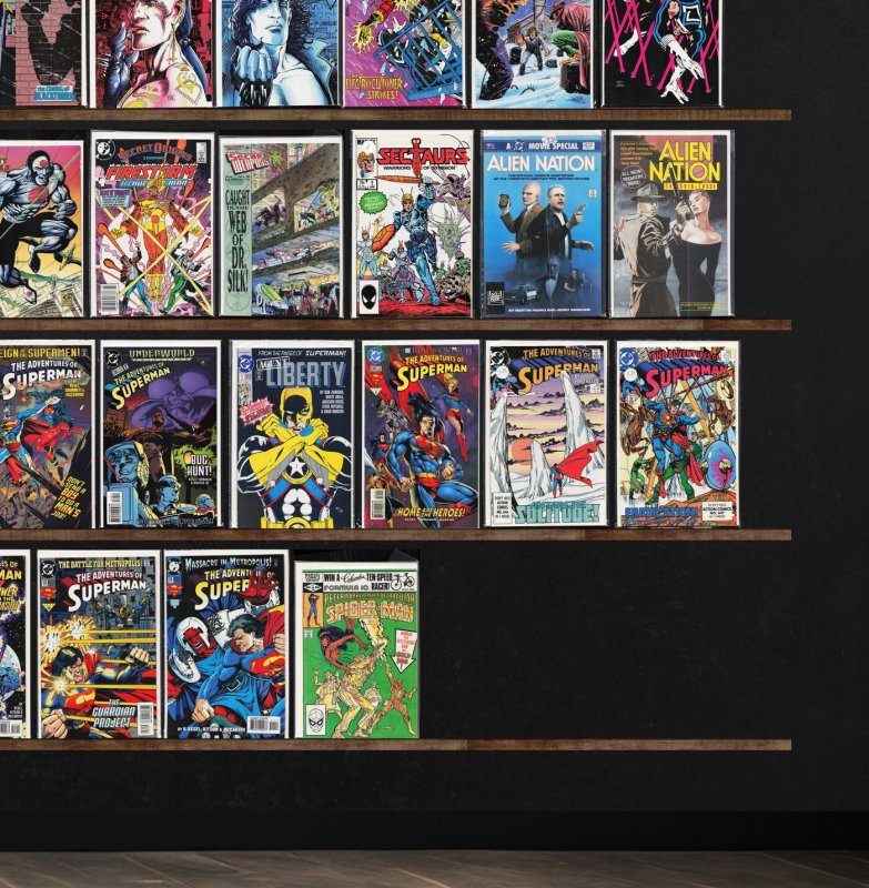 Huge Lot 140+ Comics with Adventures Of Superman, Silver Surfer & More!