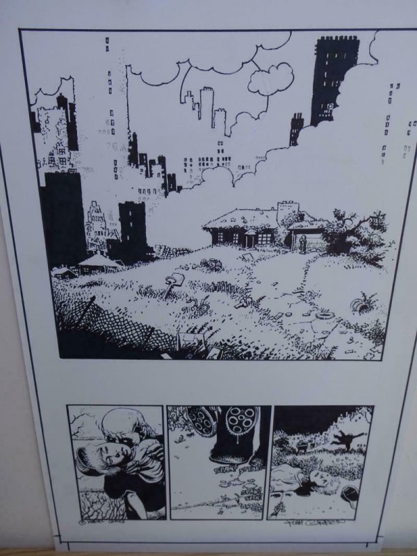 RICHARD CORBEN original art, Edgar Allan Poe HAUNT of HORROR #1, SLEEPER, Signed