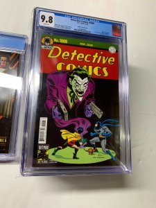 Detective Comics 1000 Cgc 9.8 Variant Complete Set Regular And 1930’s-2010’s