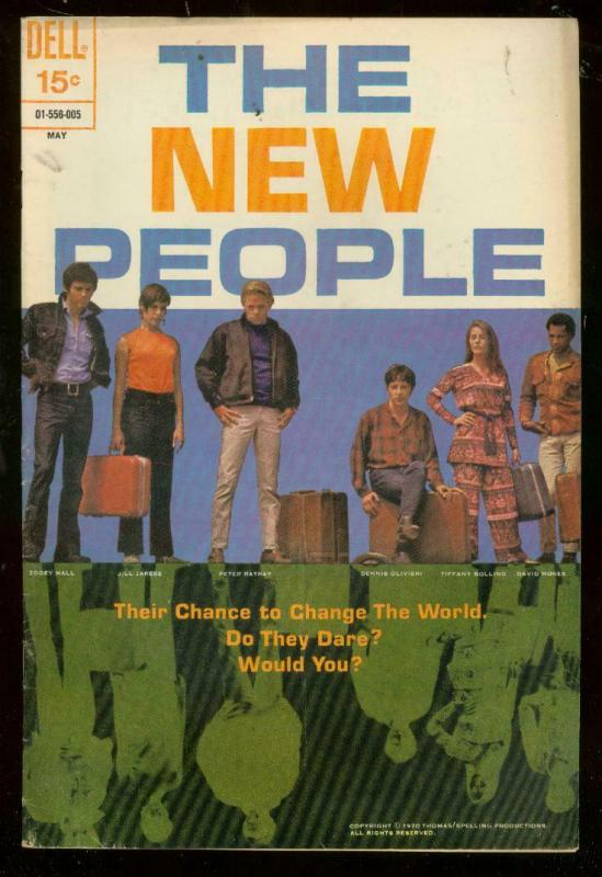 NEW PEOPLE #2 MAY 1970-DELL COMICS-TV PHOTO COVER-RARE FN