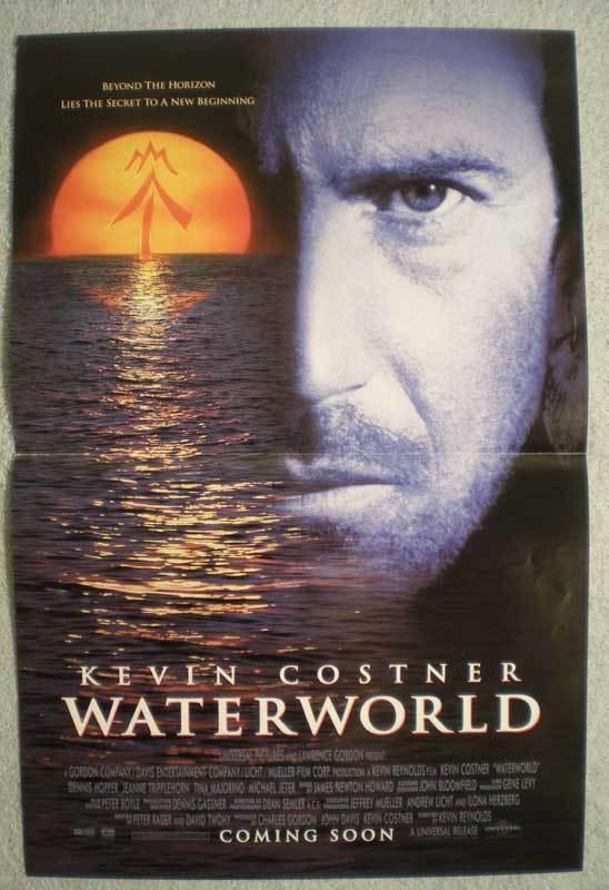 WATERWORLD Promo poster, Movie, 11x17, 1995, Unused, more Promos in store