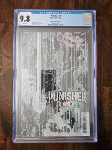 Punisher 1 CGC 9.8  Romita Jr. 1:25 ratio variant (2022)