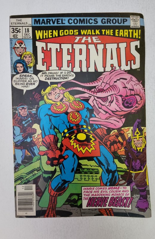 Eternals 18 1st appearance of Tiamut, the Dreaming Celestial and Ziran