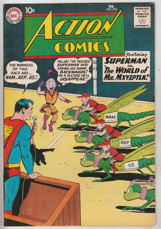 Action Comics #273 (Feb-60) VF/NM High-Grade Superman, Supergirl