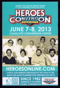 Heroes Convention Vol 1. #29 - Convention Program Signed 18x (8/8.5) 2012