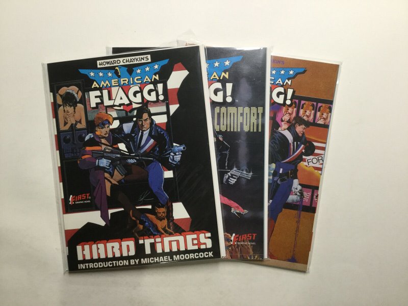 American Flagg Graphic Novel Lot Magazine Near Mint Nm First Graphic Novel