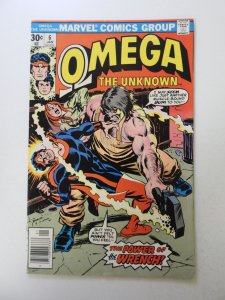 Omega the Unknown #6 (1977) FN/VF condition ink back cover