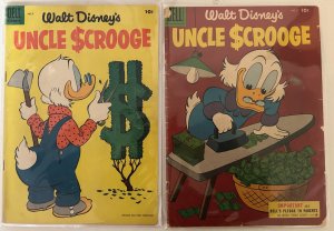 *Uncle Scrooge (1954) 9vg, 11vg