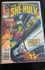 The Sensational She-Hulk #6 Newsstand Edition (1989) NM