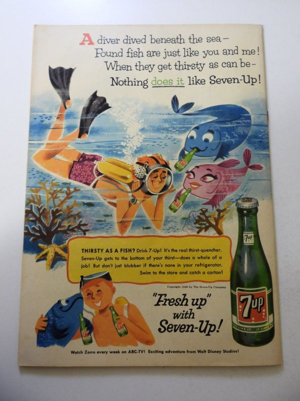 Donald Duck #59 (1958) VG+ Condition centerfold detached at on staple