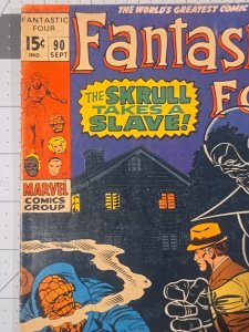 Fantastic Four #90 (Marvel Comics September 1969)