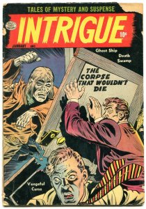 Intrigue #1 1955- Jack Cole- Pre-Code Horror Golden Age G/VG