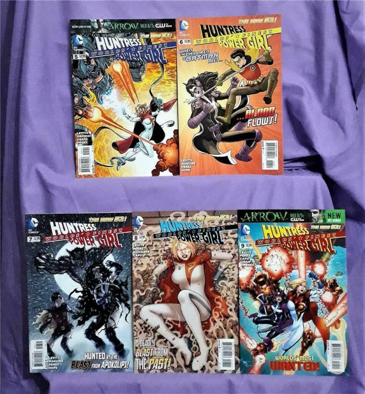 DC New 52 Huntress WORLDS FINEST #1 - 32 Power Girl George Perez (DC, 2012)! 761941310008