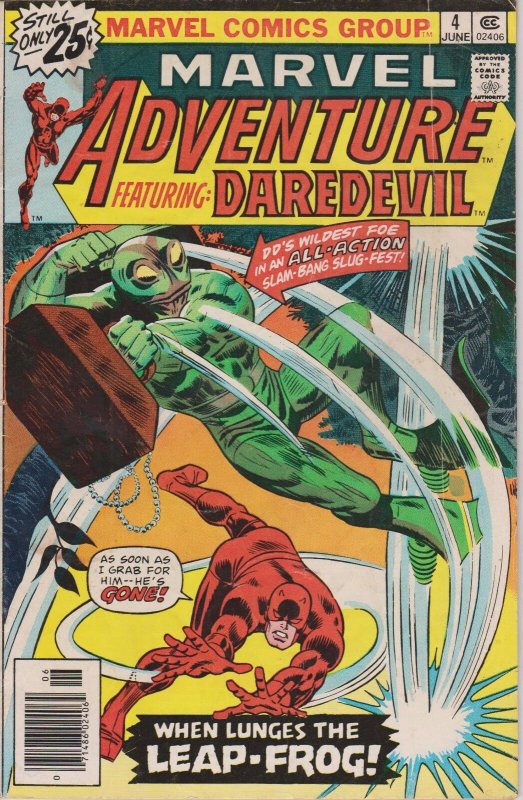 Marvel Comics Group! Marvel Adventure! Issue 4! Featuring Daredevil!