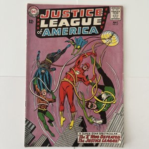 JUSTICE LEAGUE OF AMERICA #27 DC SILVER AGE 1ST APPEARANCE AMAZO Mid GRADE
