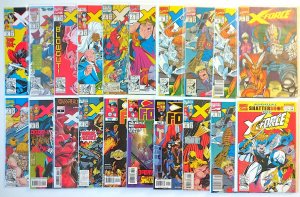 LOT: All X-Force. 50 Items at VF (8.0) Average!