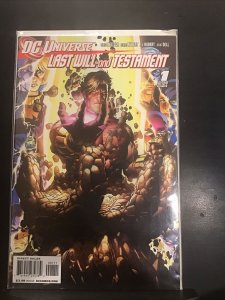 DC Universe Last Will and Testament #1 - One-Shot - 2008 DC Comics