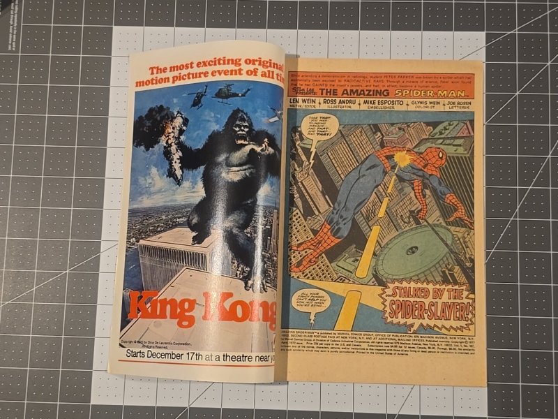 The Amazing Spider-Man #167 (Marvel Comics April 1977) ?'s In Description