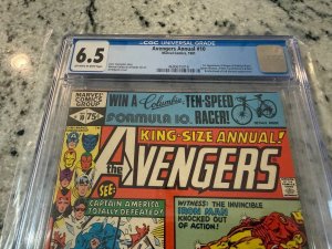 Avengers Annual # 10 CGC Graded 6.5 Marvel Comic Book 1st Rogue Appearance JH24