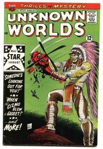 Unknown Worlds #57 1967- ACG Silver Age- FINAL ISSUE VF