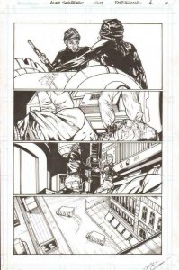 Pandemica #4 pg 10 Original Art Alex Sanchez bestselling author Jonathan Maberry