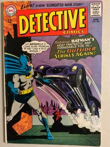 Detective Comics #340 The Outsider, Elongated Man story 5.0 (1965)