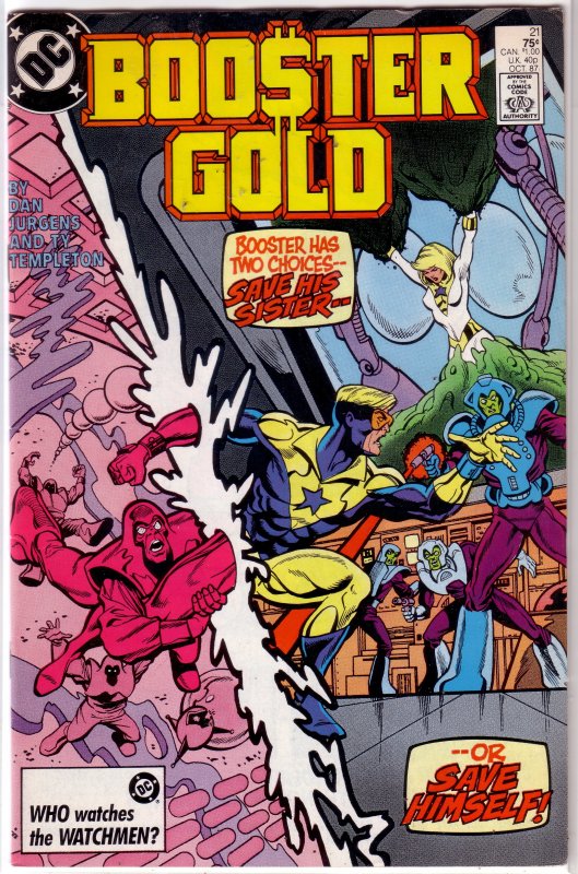 Booster Gold (vol. 1, 1986) #21 FN Jurgens/Templeton, Dimension X