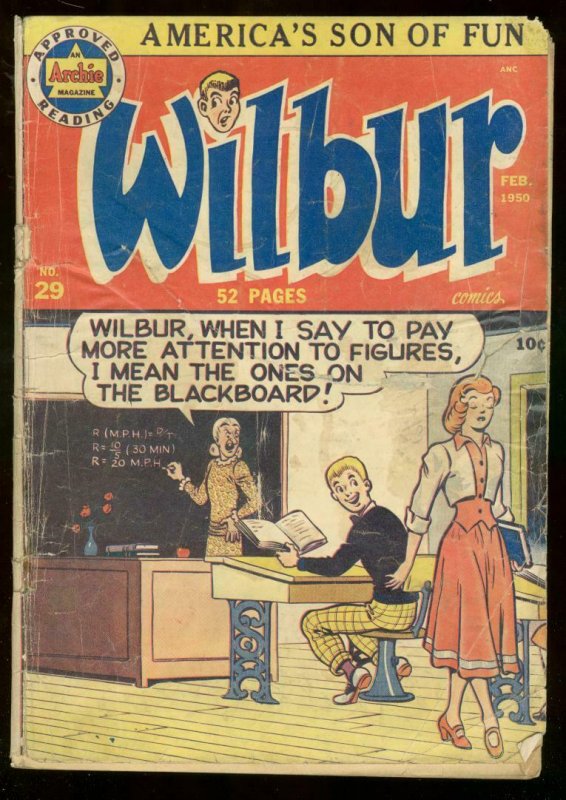 WILBUR COMICS #29 1950 ARCHIE COMICS KATY KEENE VIGODA G