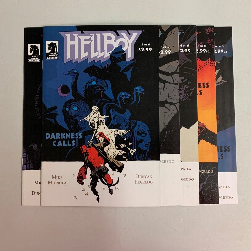 Hellboy Darkness Calls #1-6 Set (Dark Horse 2007) Mike Mignola (9.0+) 