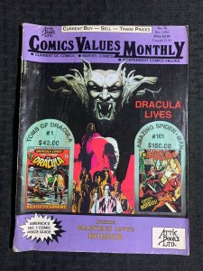 1992 COMICS VALUES MONTHLY Magazine #76 G/VG 3.0 Dracula Lives