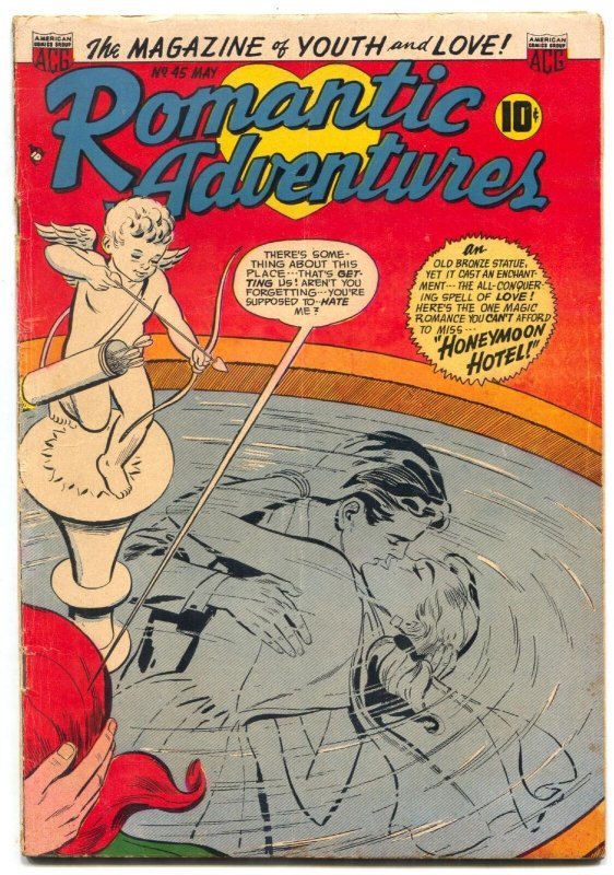 My Romantic Adventures #45 1954- ACG Romance- Cupid cover VG
