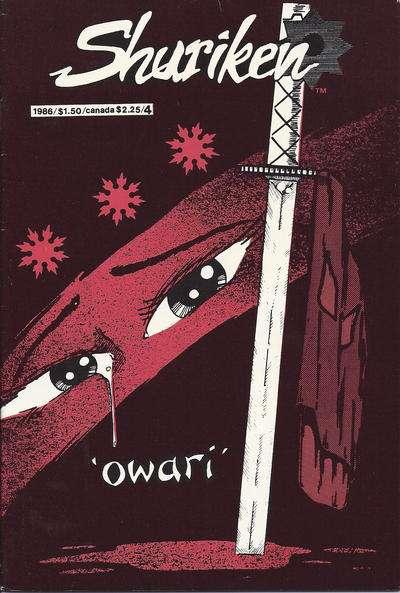 Shuriken (1985 series) #4, VF- (Stock photo)