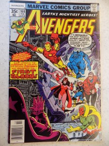 AVENGERS # 168 MARVEL BRONZE THOR IRON MAN VISION ACTION