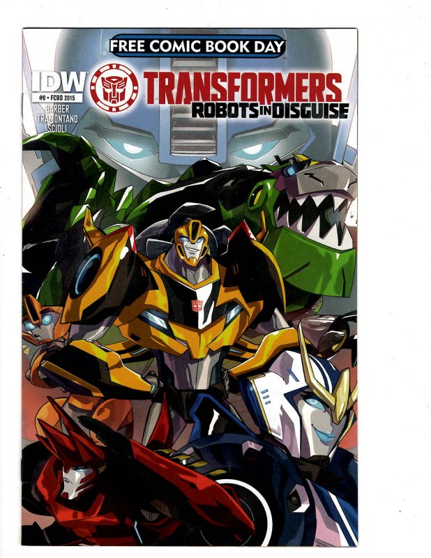 Transformers Robots In Disguise Free Comic Book Day #0 (2015) J607