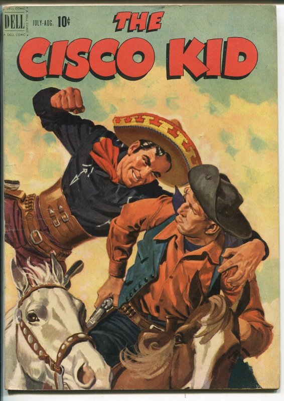 CISCO KID #4 1951-DELL-ROBERT JENNY ART-WESTERN-vg+