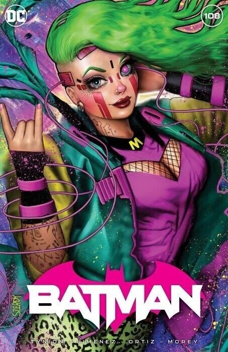 BATMAN #108 NATHAN SZERDY  TRADE DRESS/MINIMAL VARIANT SET DC NM.