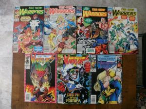 7 MARVEL Comic: THE NEW WARRIORS #9 10 21 26 37 38 39