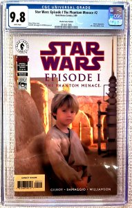 ?~DARK HORSE~STAR WARS:EPISODE I PHANTOM MENACE #2B~?~PHOTO CVR ~?~CGC 9.8~?