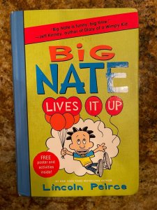 Big Nate Lives It Up By Lincoln Peirce Graphic Novel Comic Book HARDCOVER 7 J570