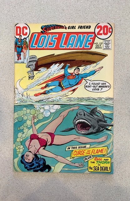 Superman's Girl Friend, Lois Lane #127 (1972) Bob Oksner Bikini Cover