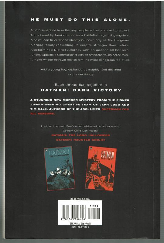 Batman - Dark Victory - TPB - NM