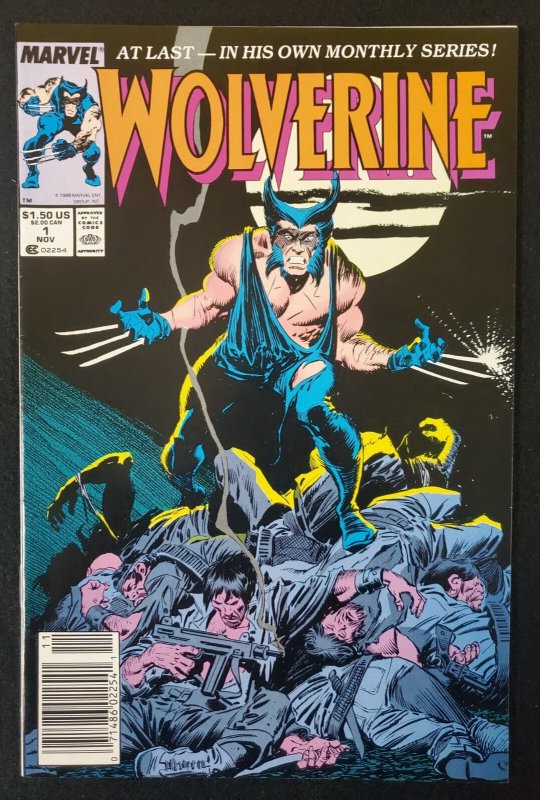 Wolverine #1  1st app of Wolverine as Patch Deadpool 3 1988 Marvel VF