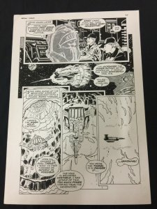 Captain Cosmos Page 24 Original Art Joe Stanton Nicola Cuti Space Opera