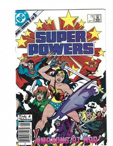 Super Powers #3 Newsstand Edition (1984)
